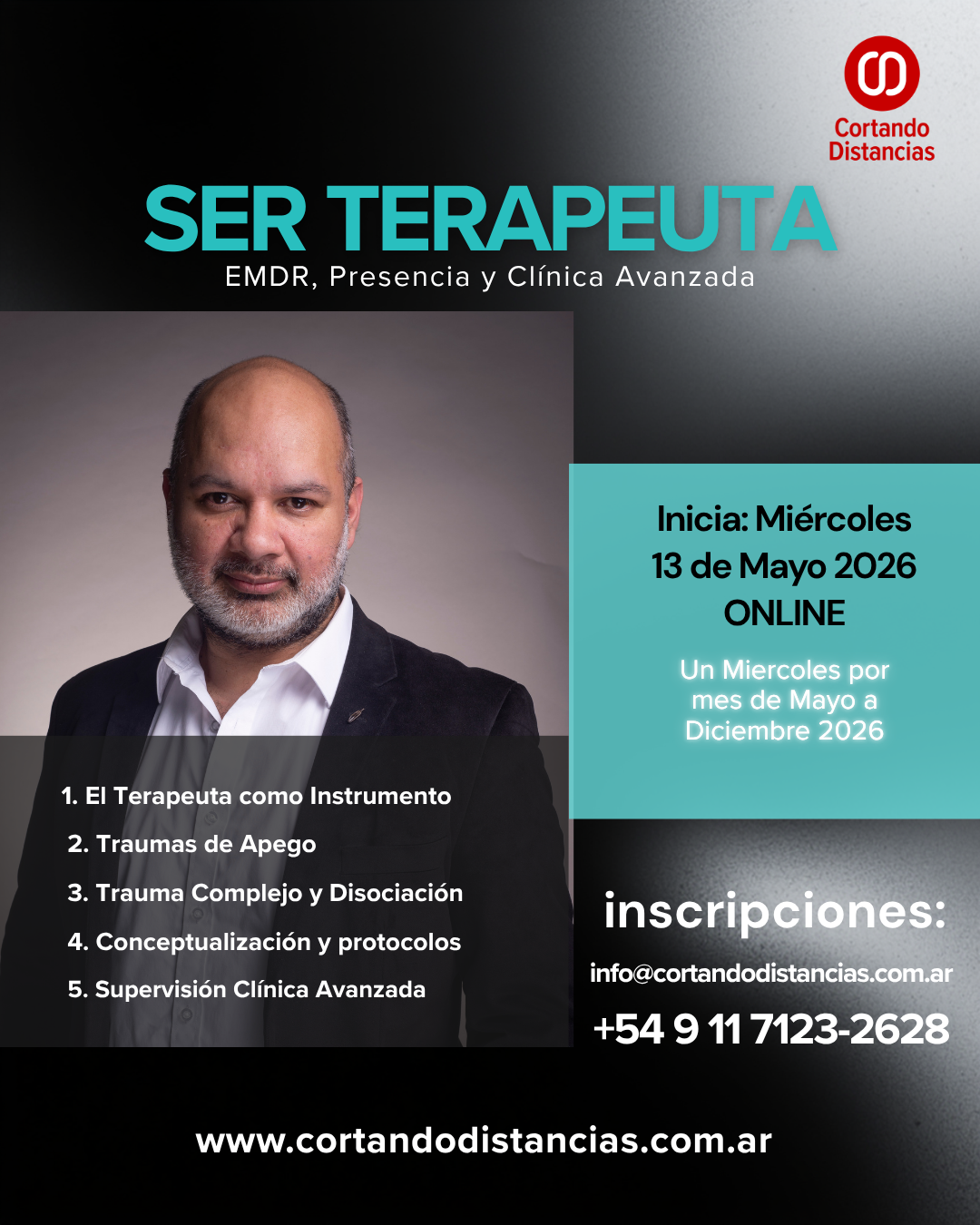 Ser Terapeuta - Programa de Formación Avanzada EMDR 2026